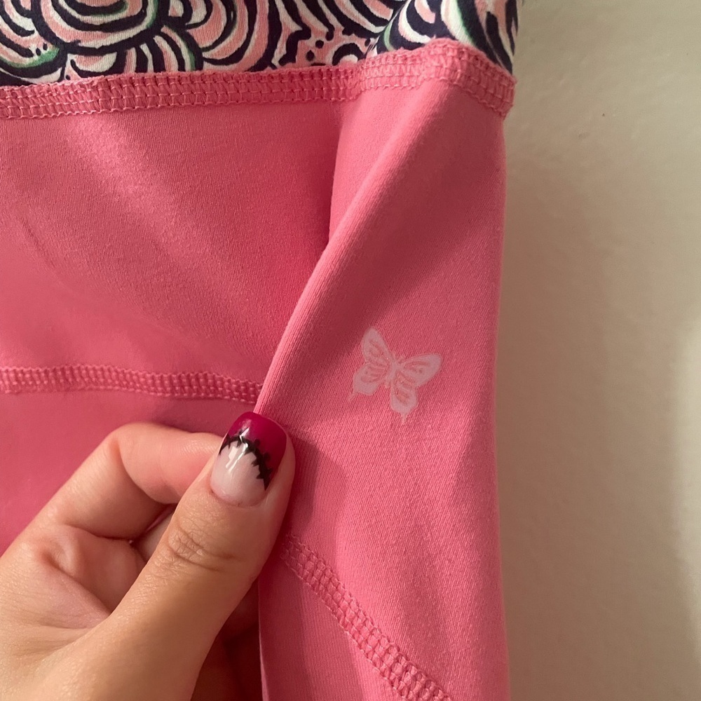 Lilly Pulitzer Pink Leggings Small - Picture 5 of 5